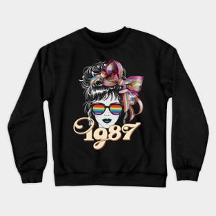 1987 birthday gifts Crewneck Sweatshirt